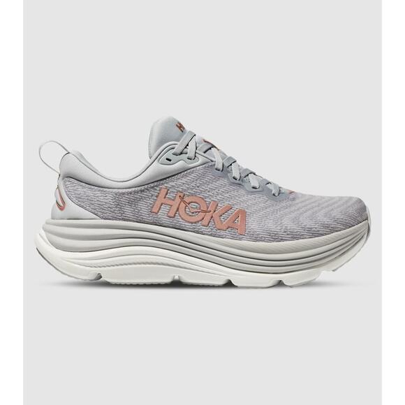 Hoka Shoes - HOKA Women's Gaviota 5 Road Running Shoes in Harbor Mist/Rose Gold Size 5B NWB